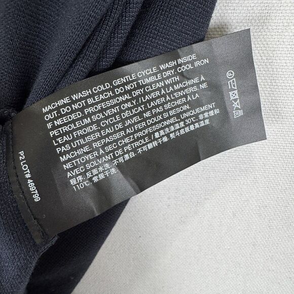 Theory Sweater Mens XL Navy White‎ Striped Pullover Soft Comfy Nautical NEW - Picture 14 of 16